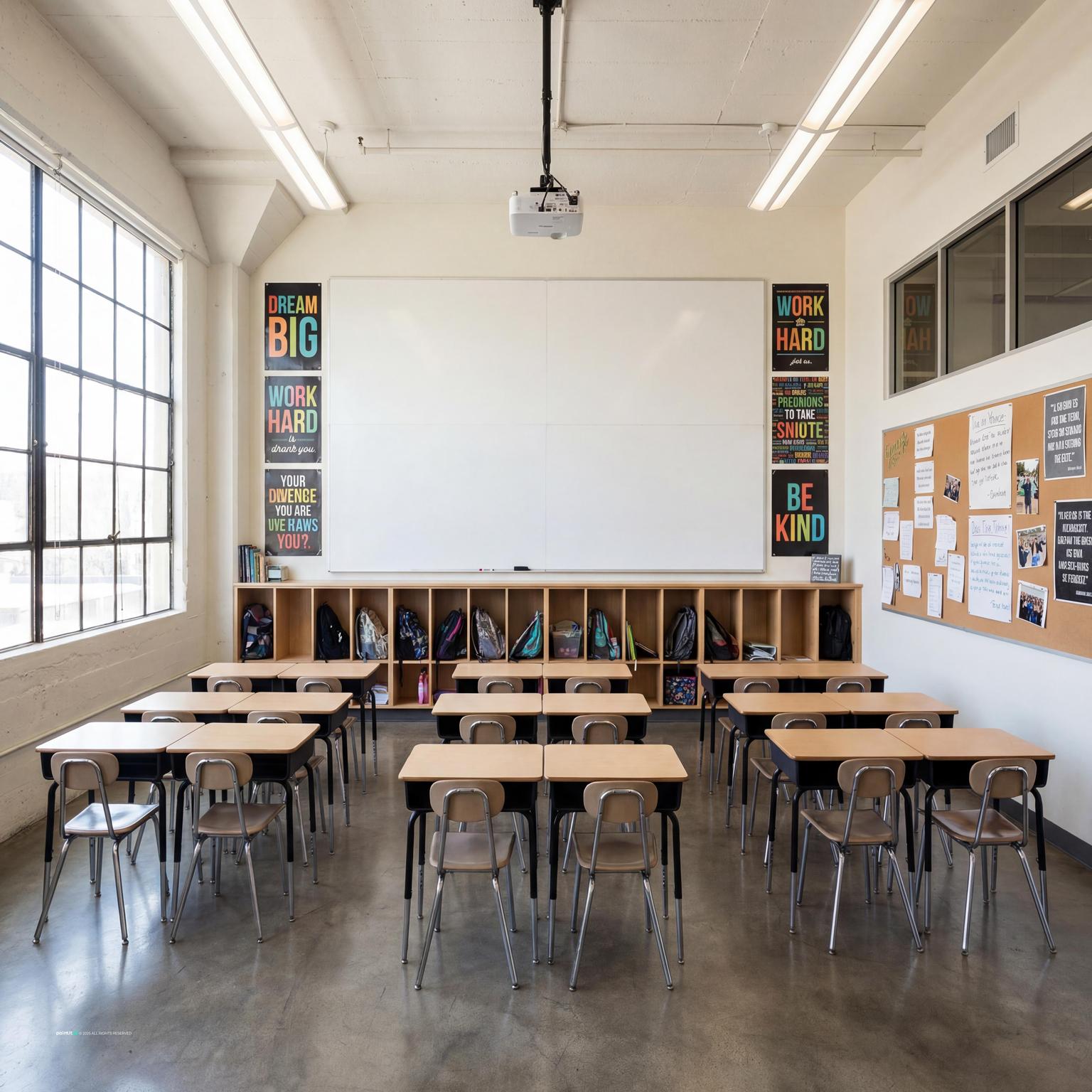 Preschool classroom interior design