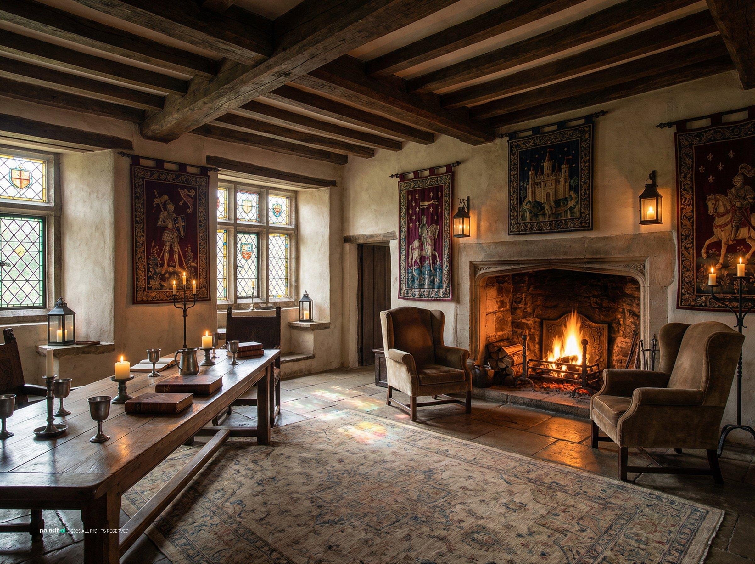 Wood Stove Living Room - Design Inspiration | Paintit.ai - 17