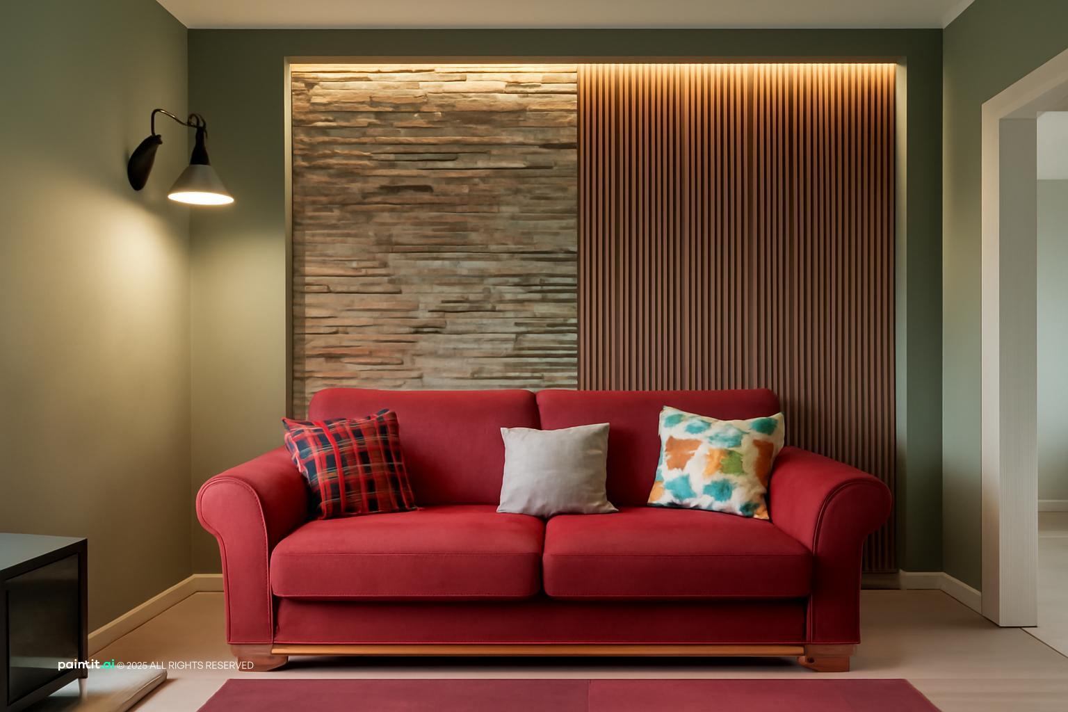 Log Cabin Living Room - Design Ideas | Paintit.ai - 24