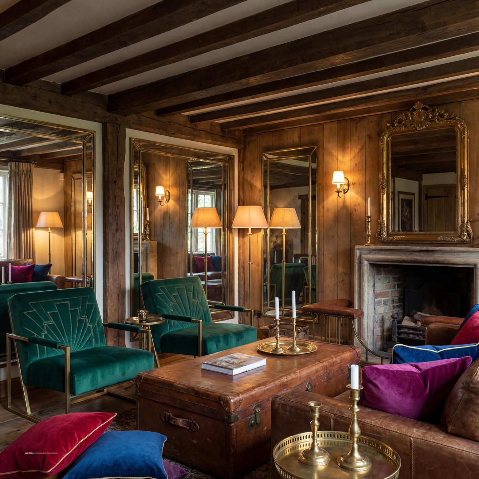 Victorian Dark Green Living Room: Elegant Decor Ideas | Paintit.ai - 17