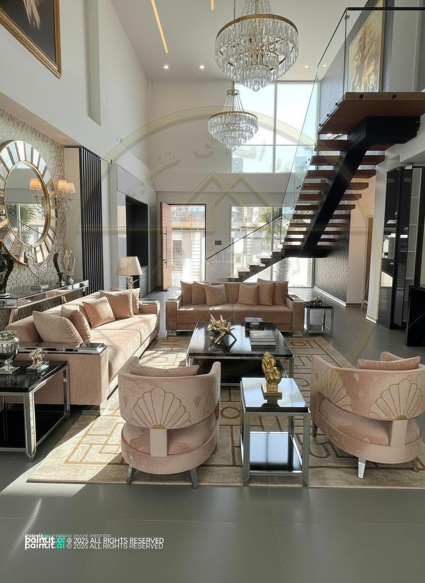 Rich Luxury Living Room: Elegant Interior Styles | Paintit.ai - 32