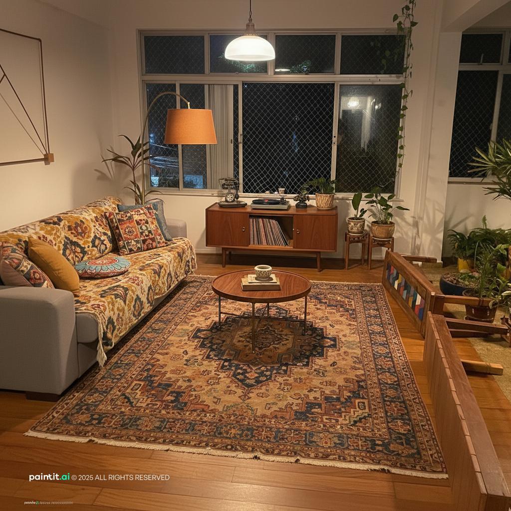 1950s Living Room - Mid-Century Modern Decor | Paintit.ai - 31