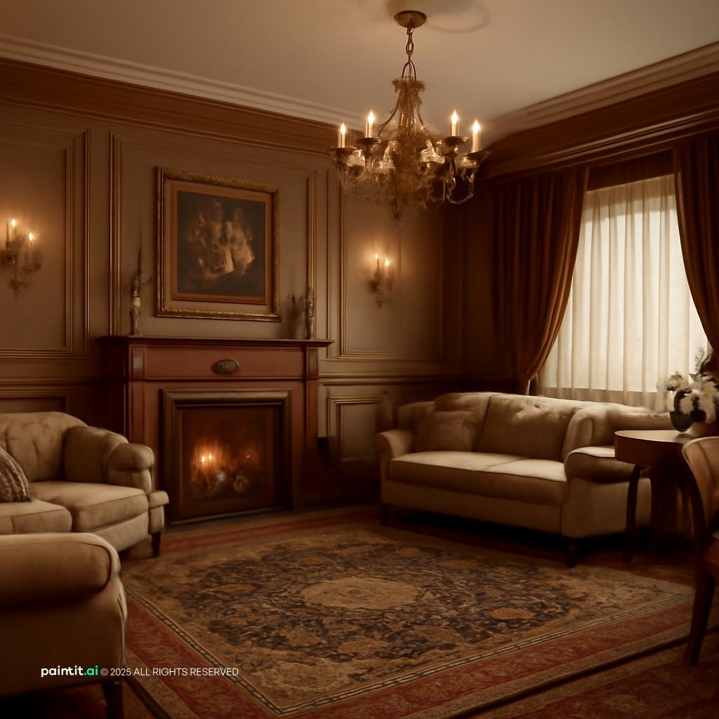 Wood Stove Living Room - Design Inspiration | Paintit.ai - 13