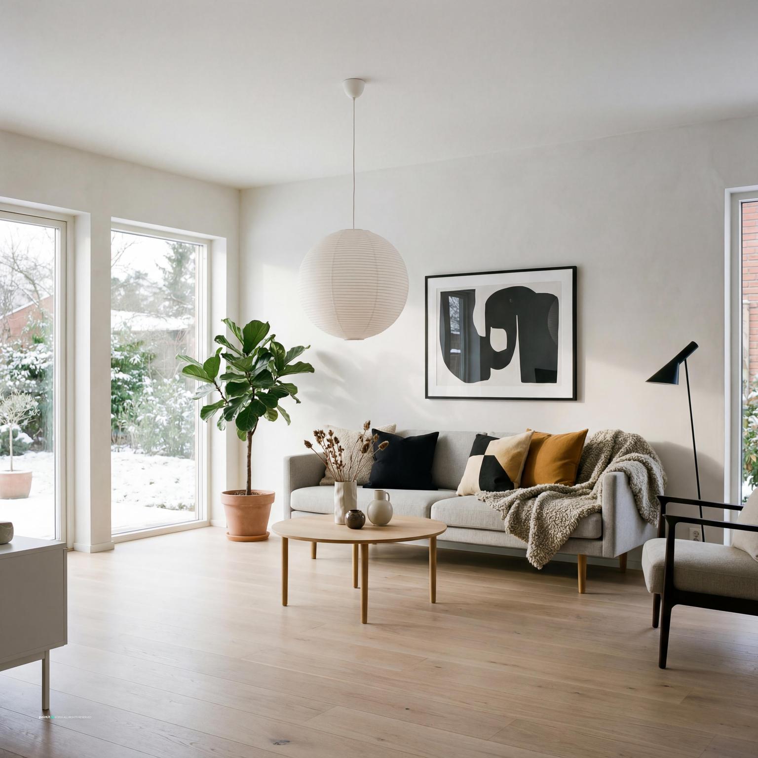 Stunning Scandinavian Living Room Design yoga living room