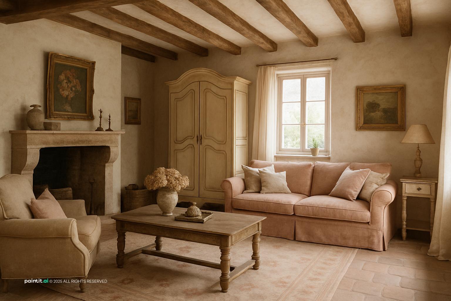 feng shui living room with natural textures and a calm living room atmosphere with feng shui restraint.