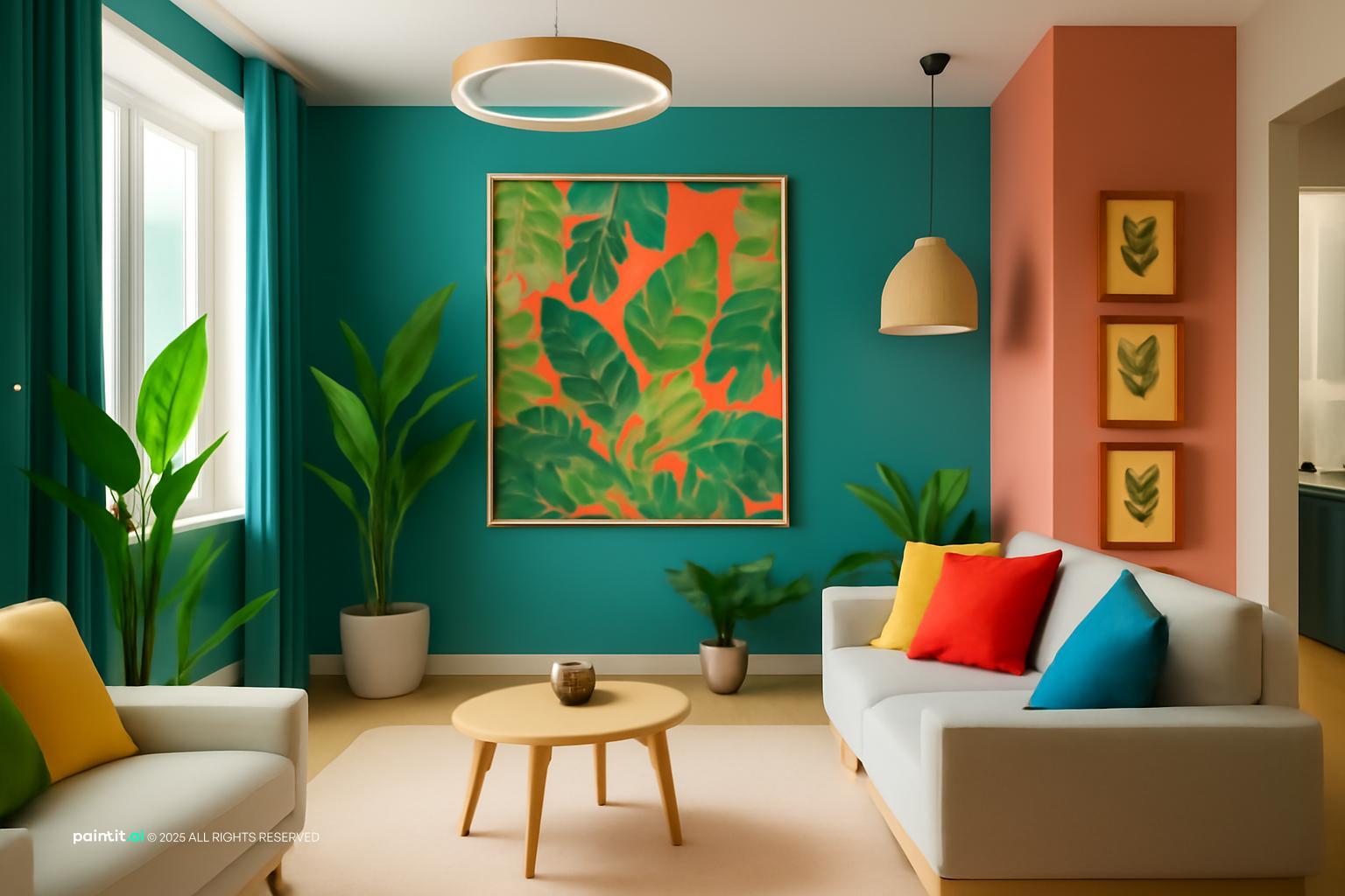 Zen Garden Living Room - Serene Interior Design | Paintit.ai - 30