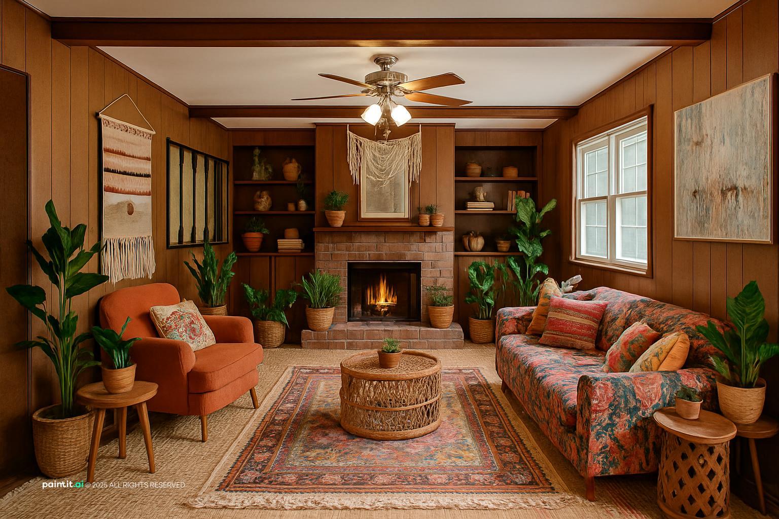 Boho Coastal Living Room: Design Inspiration | Paintit.ai - 24