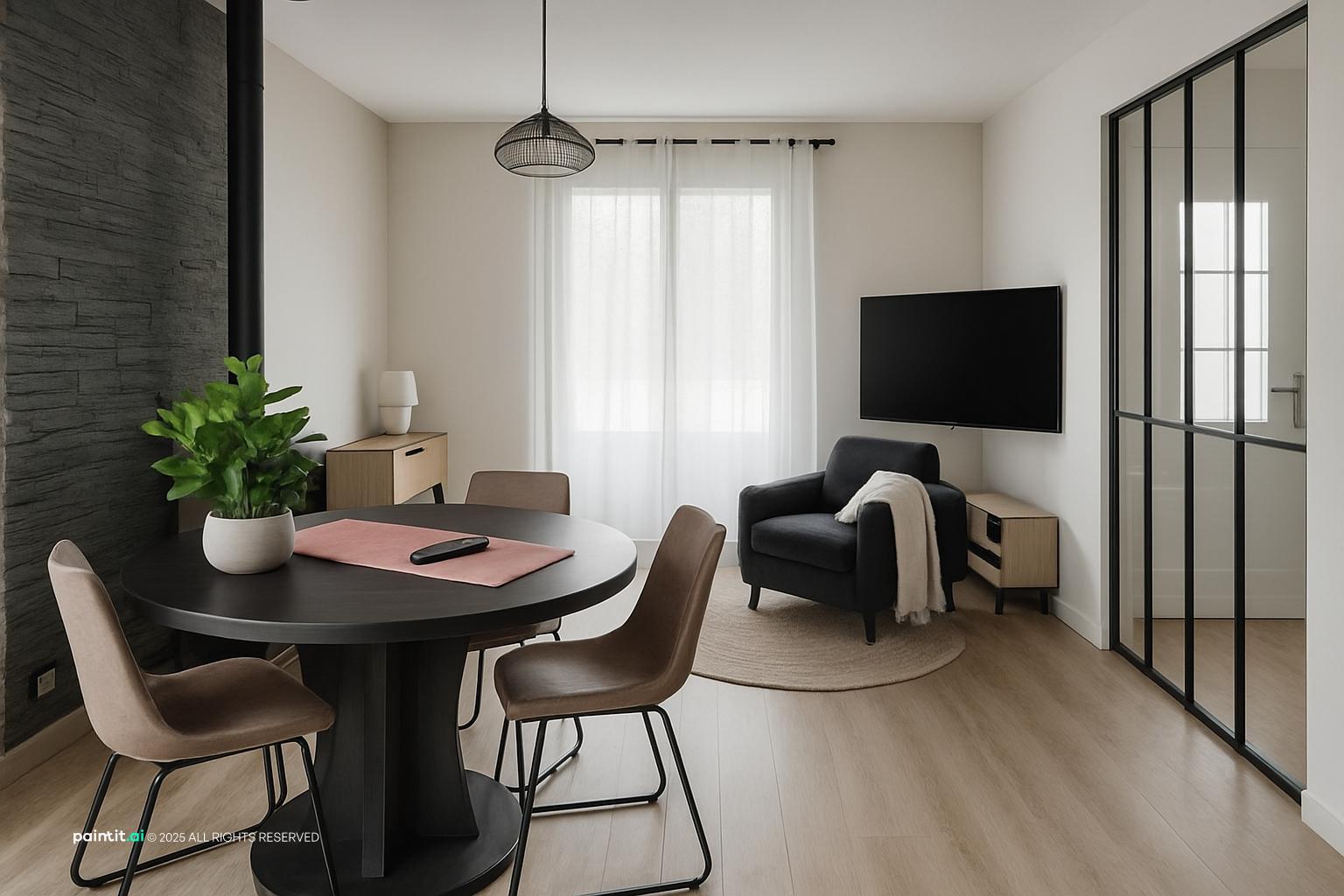 Narrow Living Room: Design Solutions | Paintit.ai - 13