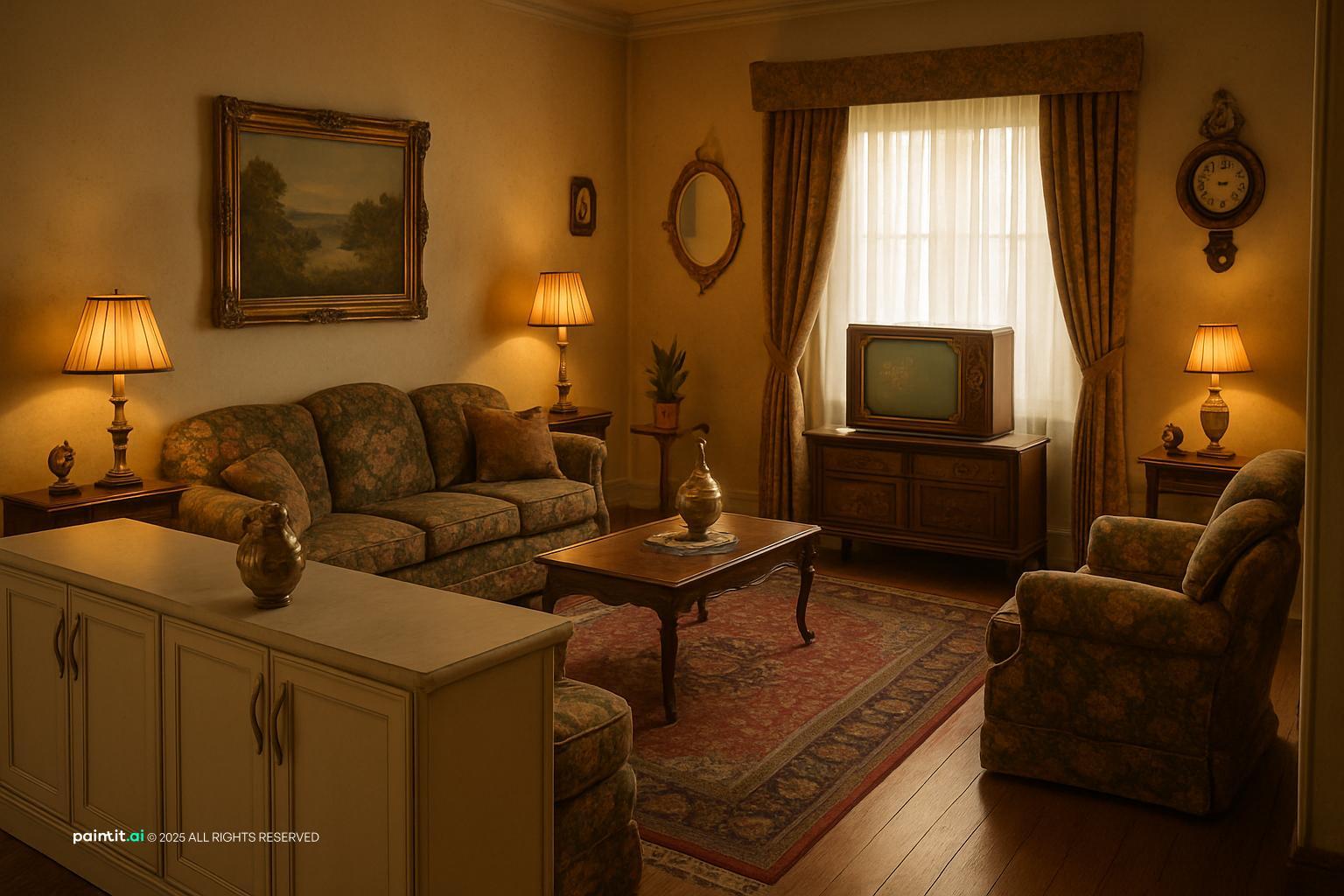 1920s Living Room: Elegant Design Concepts | Paintit.ai - 6