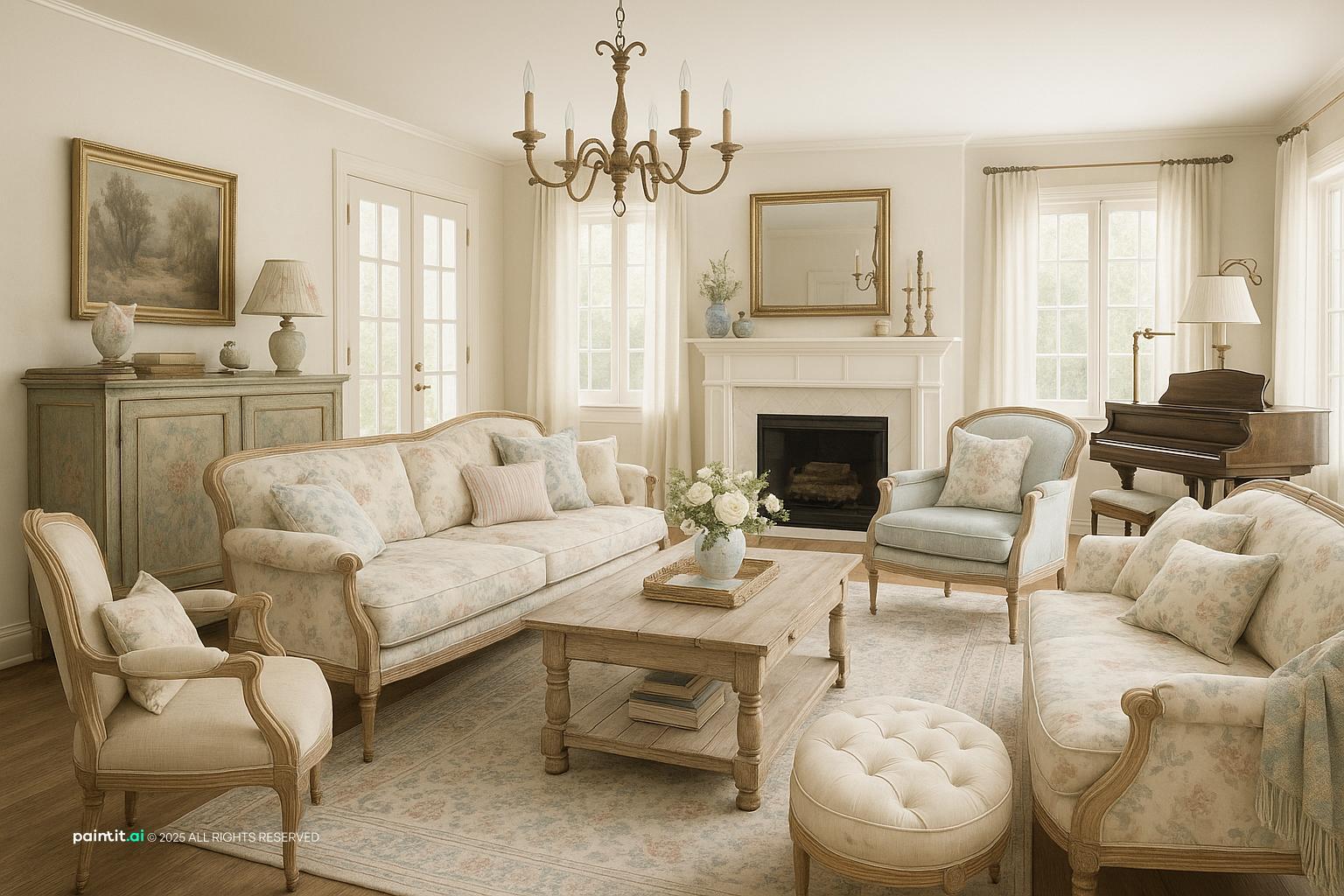 Tuscan Living Room: Authentic Decor Ideas | Paintit.ai - 10