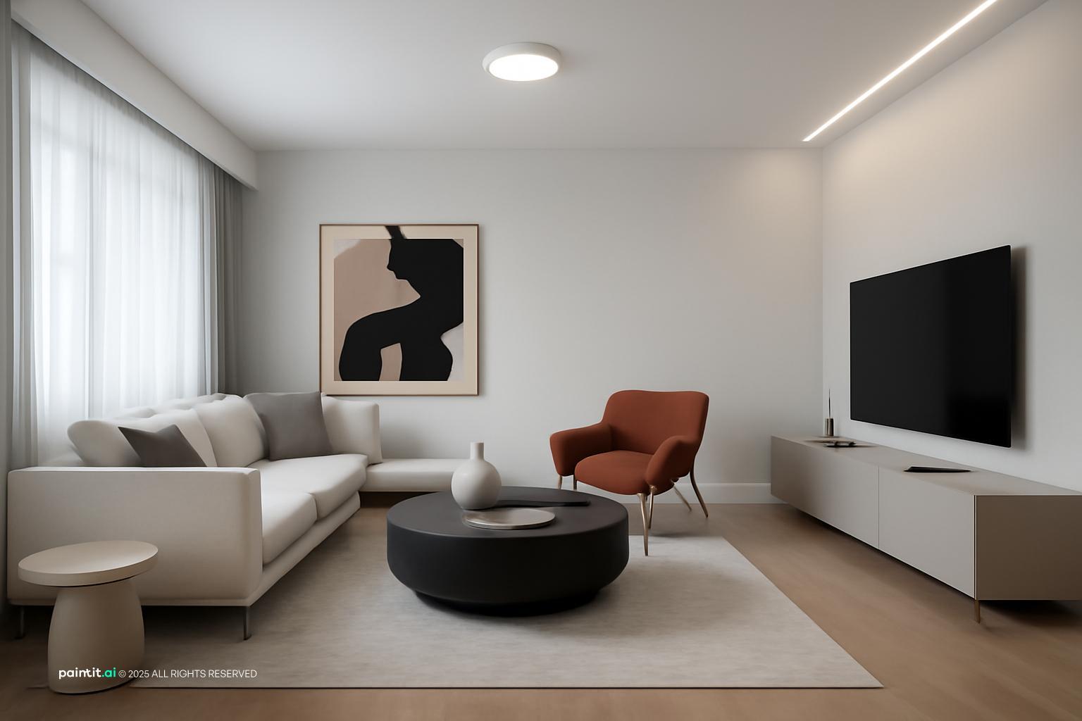 Bungalow Living Room: Style & Comfort | Paintit.ai - 24