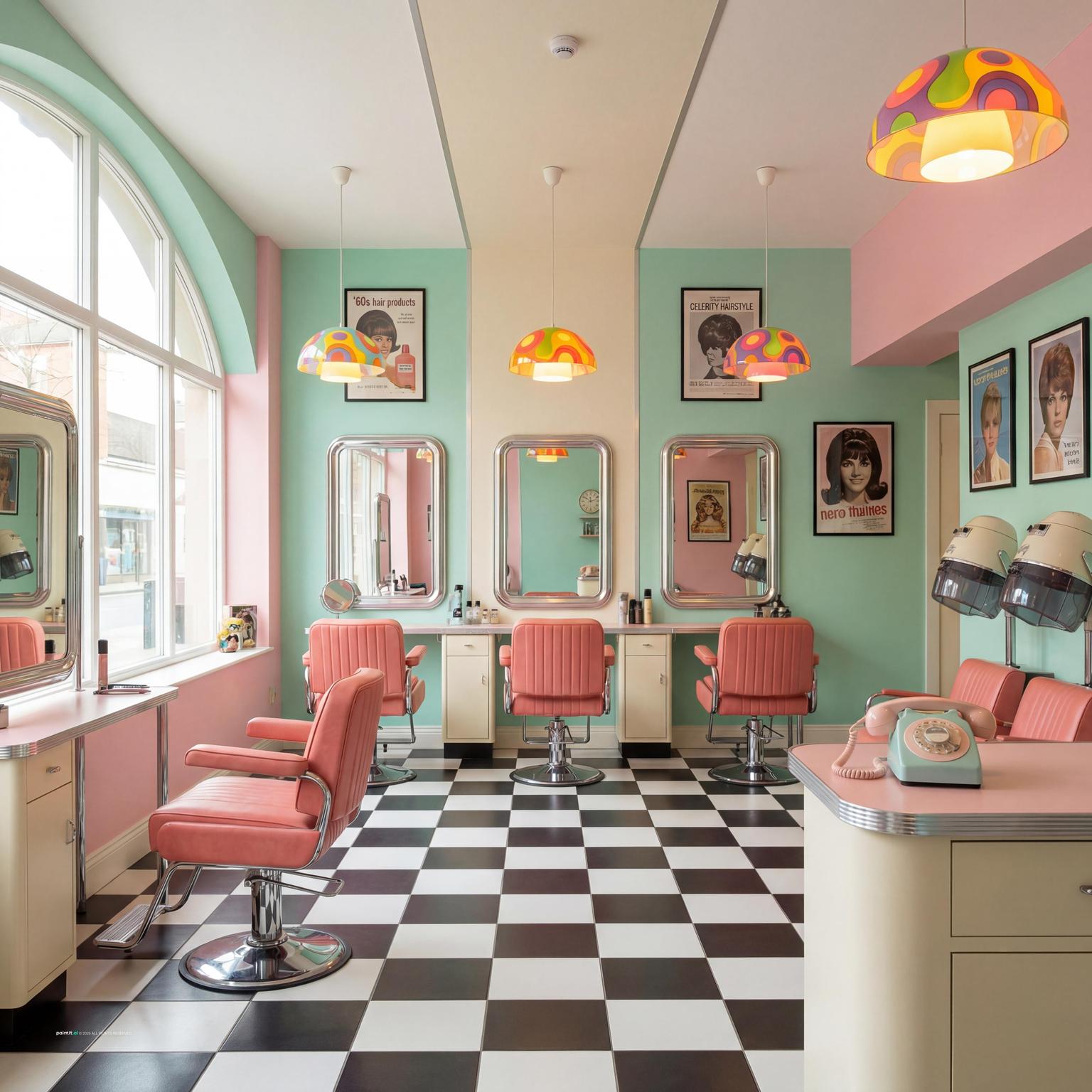 Salon interior design