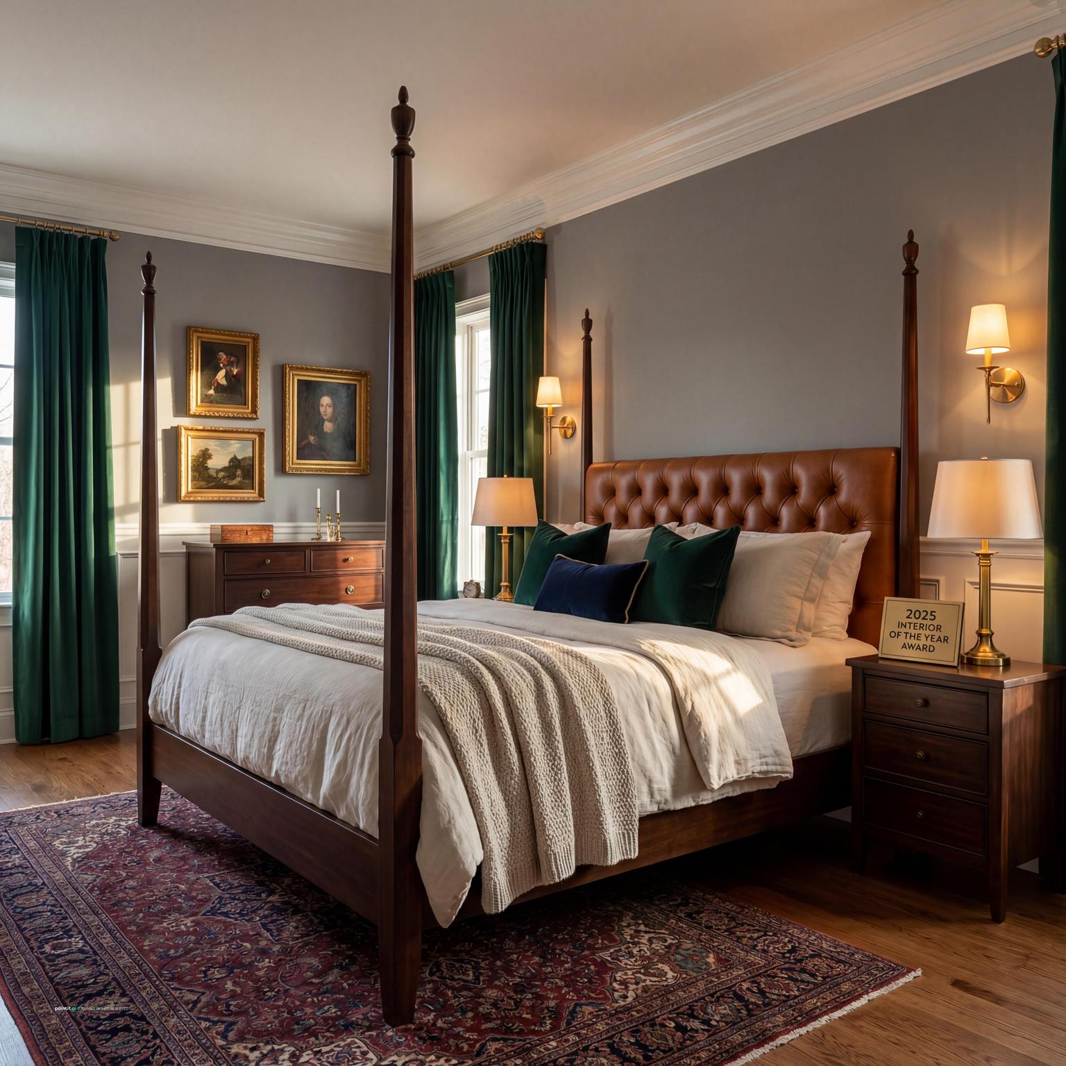 Stunning English-Style Bedroom Design for English style interior design
