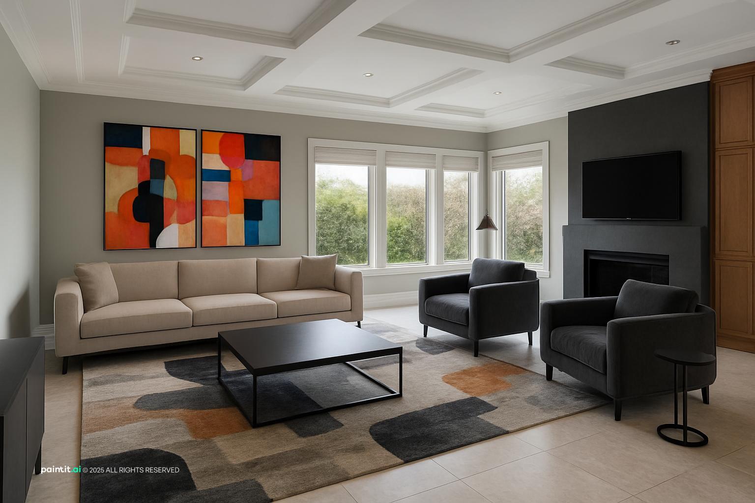 Small Zen Living Room - Design Concepts | Paintit.ai - 21