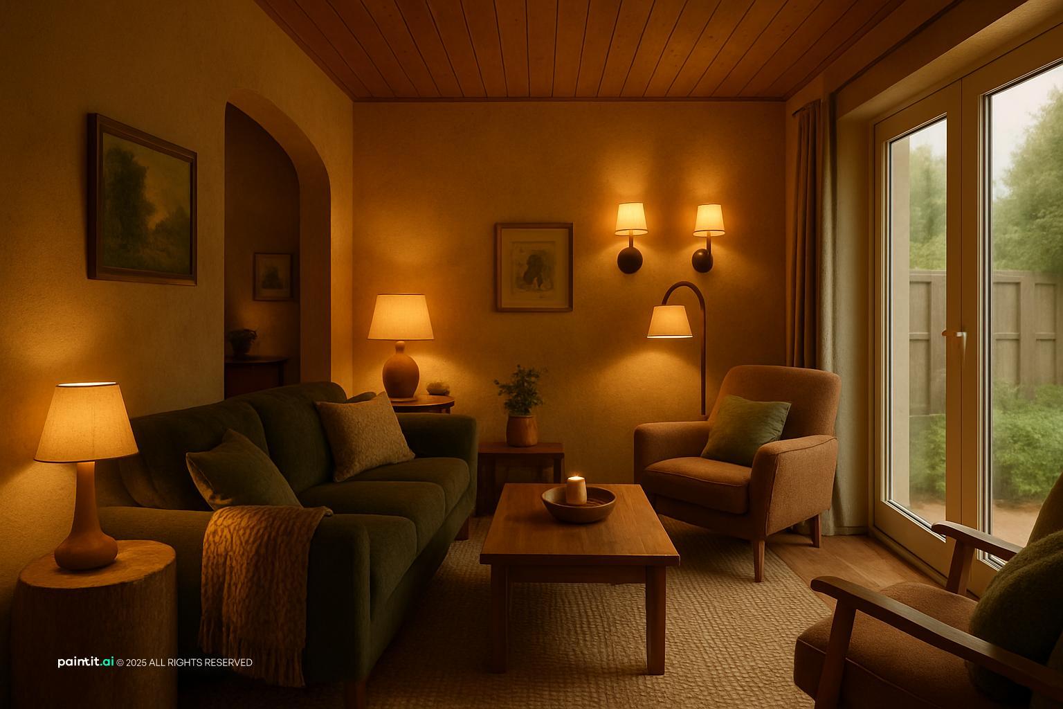 Brown and Beige Living Room Ideas: Elegant Design Concepts | Paintit.ai - 15