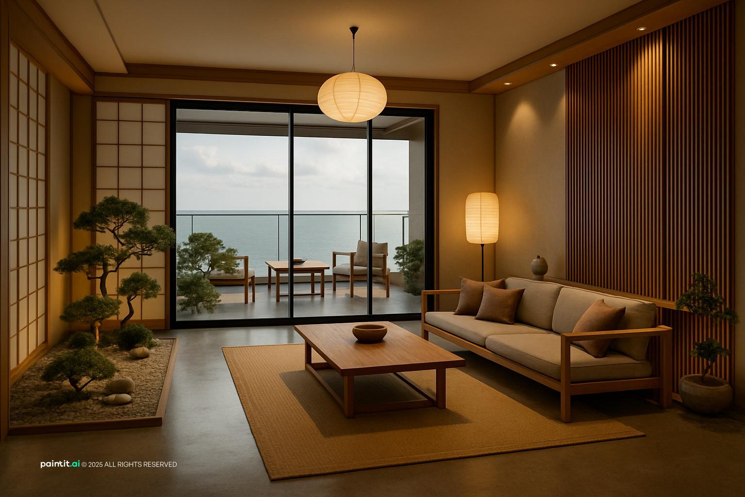 Japandi Living Room Design - Minimalist Style Guide | Paintit.ai - 22