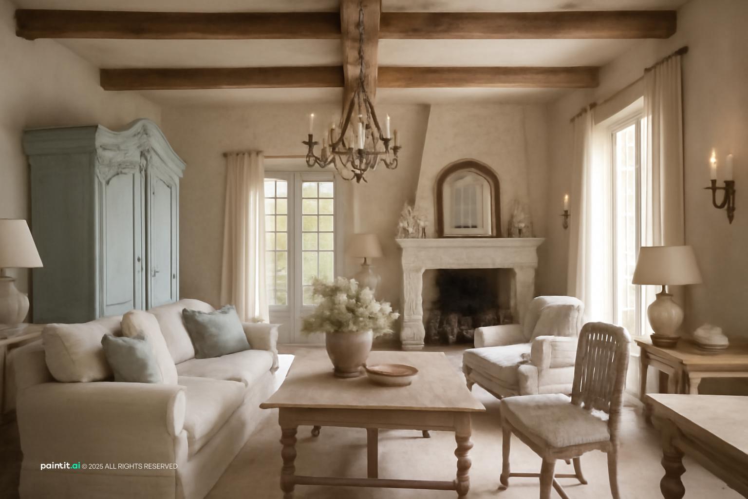 New Orleans French Quarter interior with antiques wrought iron wood and rich historic character 3