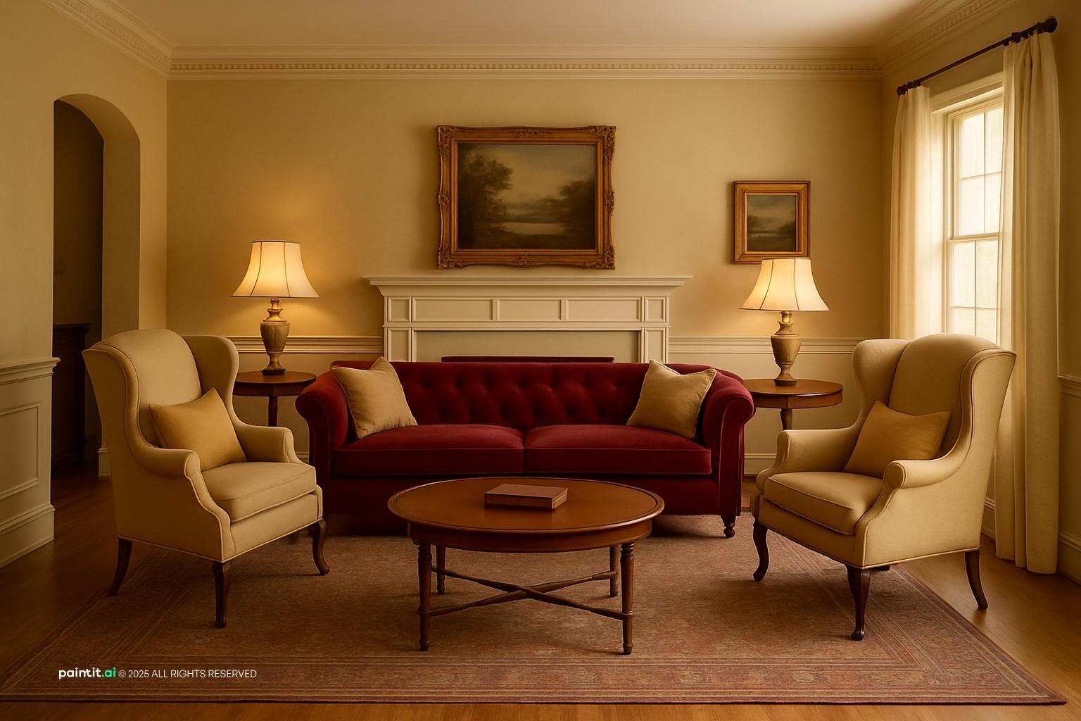 Small Vintage Living Room Ideas - Chic Design Inspiration | Paintit.ai - 13