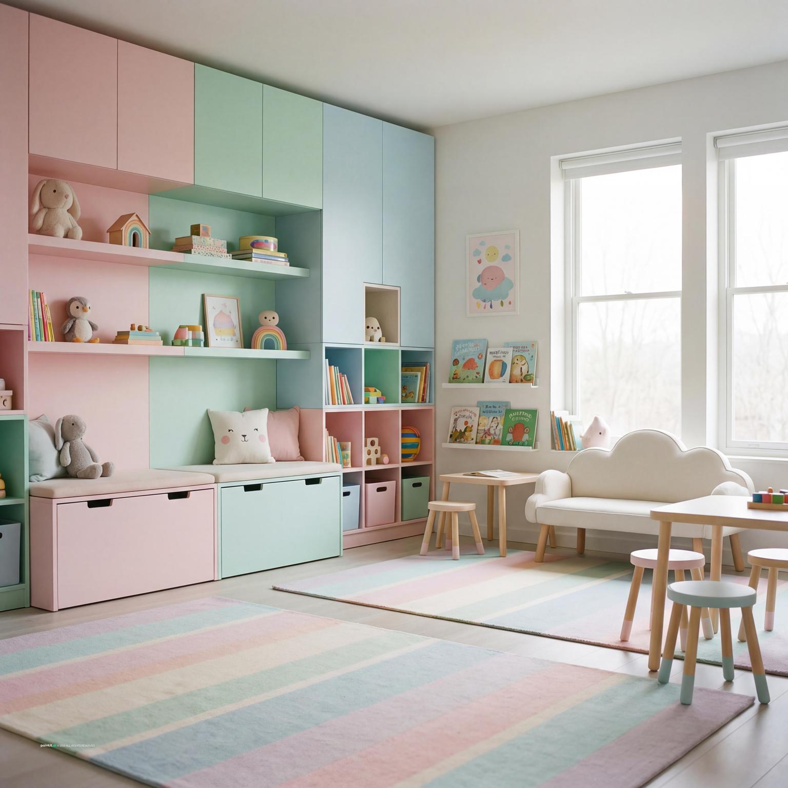 Preschool classroom interior design