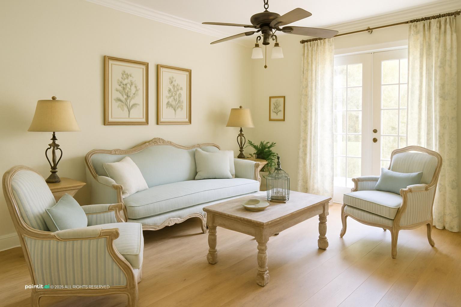 French Cottage Living Room - Chic Decor Ideas | Paintit.ai - 28