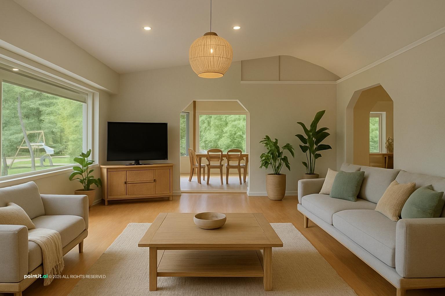 Japandi Living Room Design - Minimalist Style Guide | Paintit.ai - 12