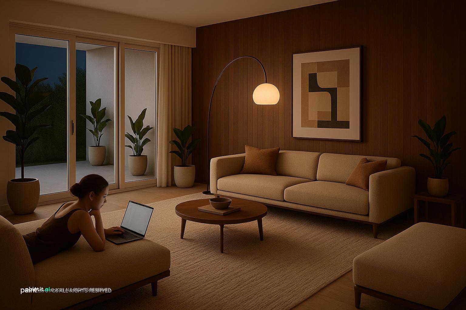 Log Cabin Living Room - Design Ideas | Paintit.ai - 29