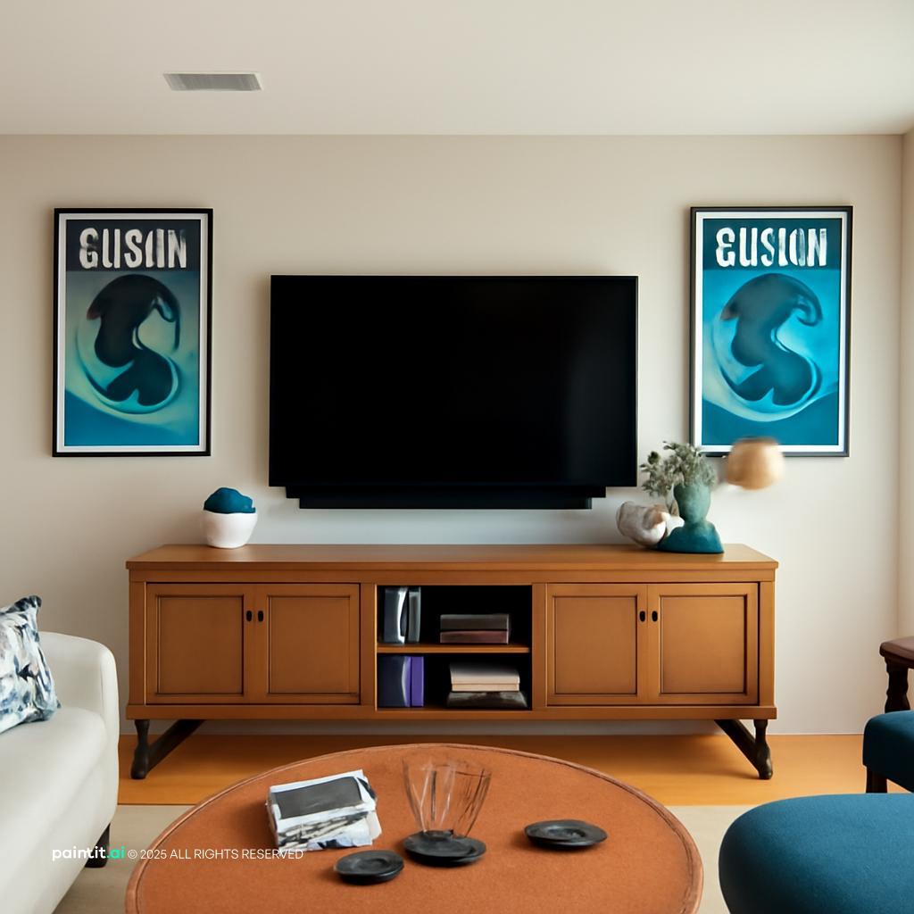 Cape Cod Living Room - Coastal Design | Paintit.ai - 2