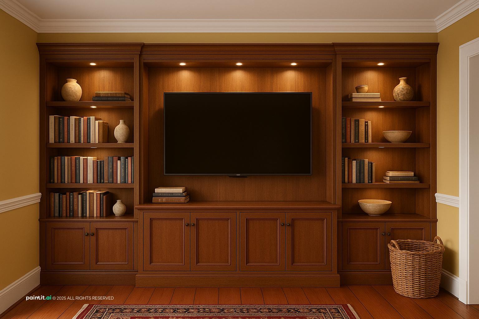 Yellow and White Living Room - Chic Interior Design Guide | Paintit.ai - 20