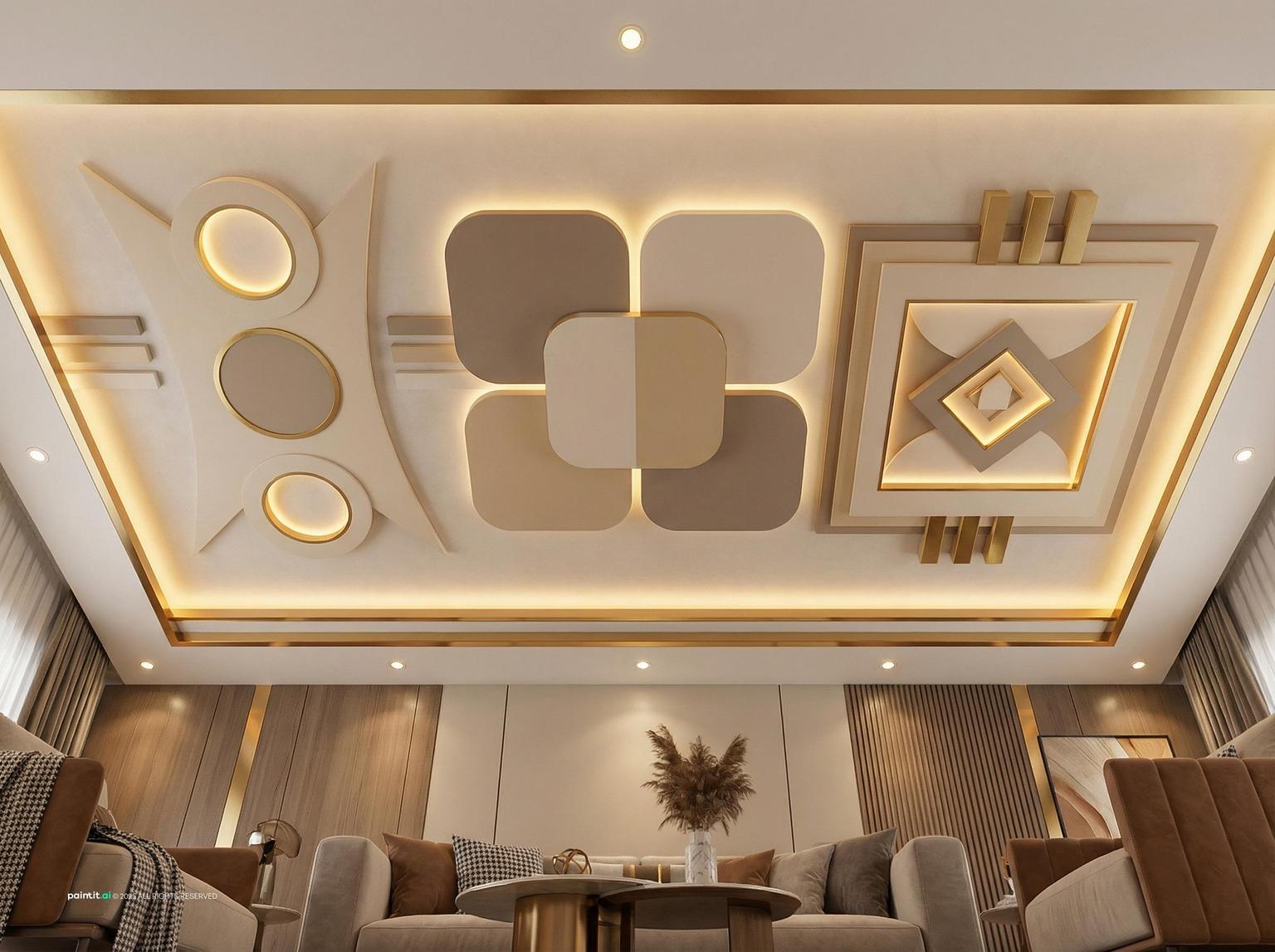 Warm Beige Living Room Ideas - Elegant Design Concepts | Paintit.ai - 11