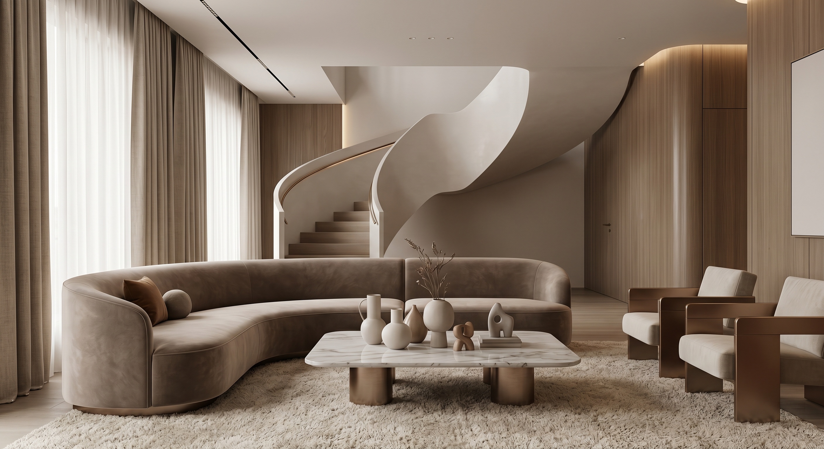 Advanced living room design techniques shown in a clean tutorial visual