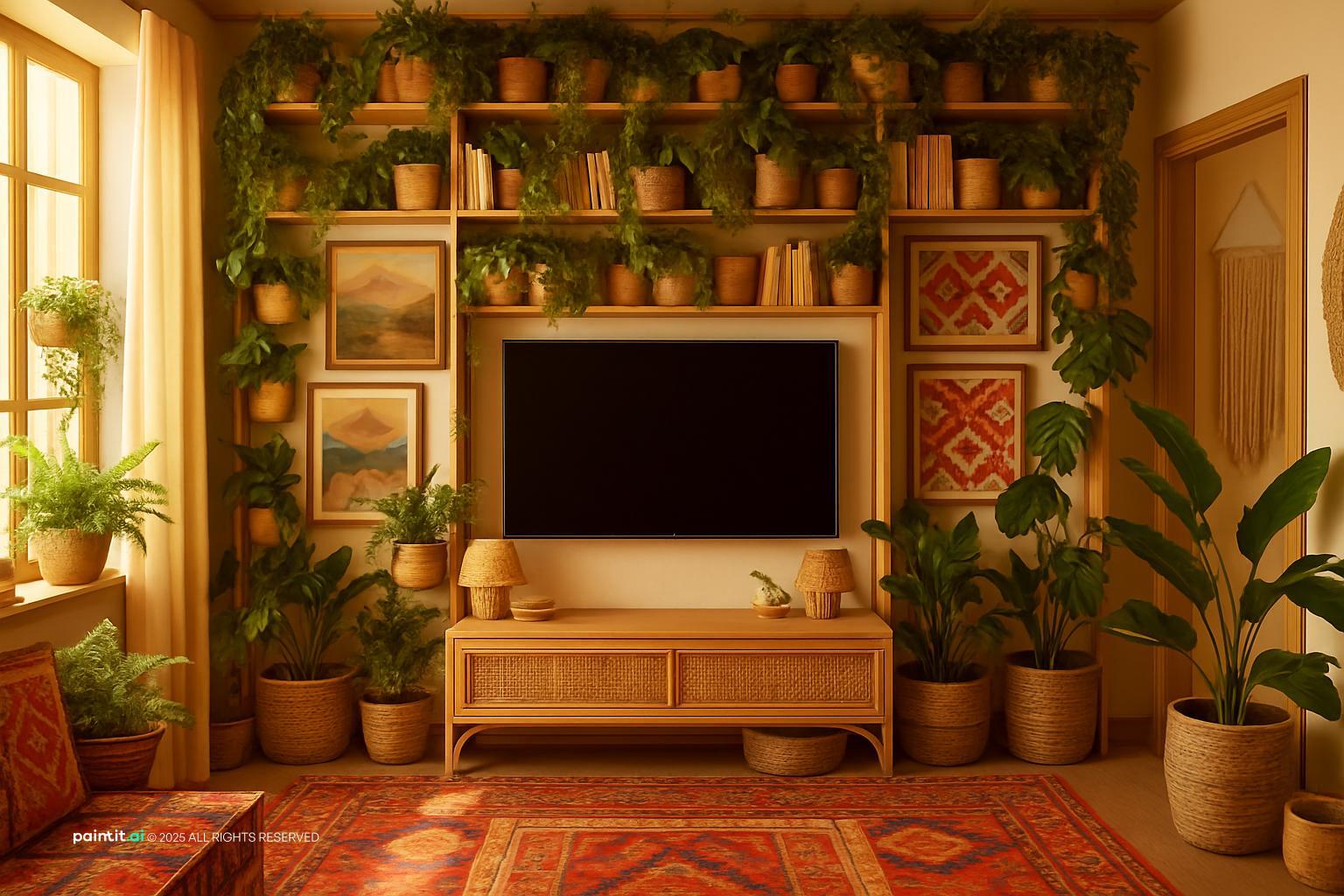 Earthy Living Room - Natural Design Inspiration | Paintit.ai - 26