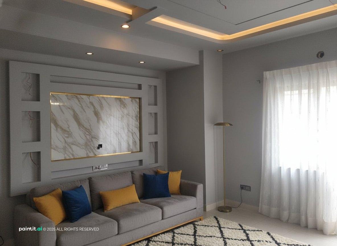 Yellow Living Room - Bright Decor Concepts | Paintit.ai - 26