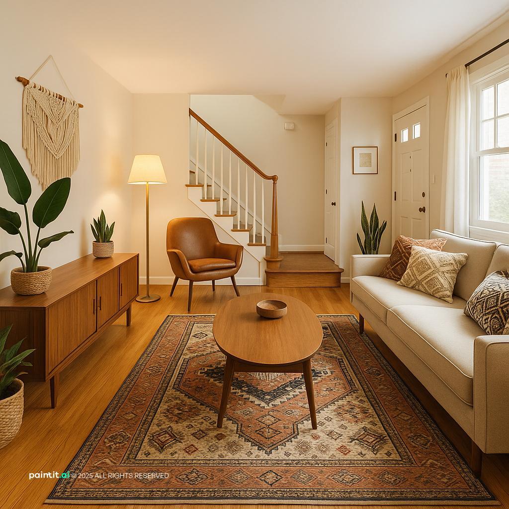 1950s Living Room - Mid-Century Modern Decor | Paintit.ai - 22
