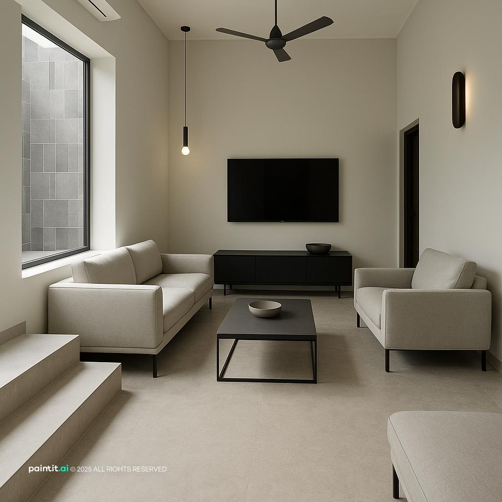 Modern Cottage Living Room - Design Ideas | Paintit.ai - 15