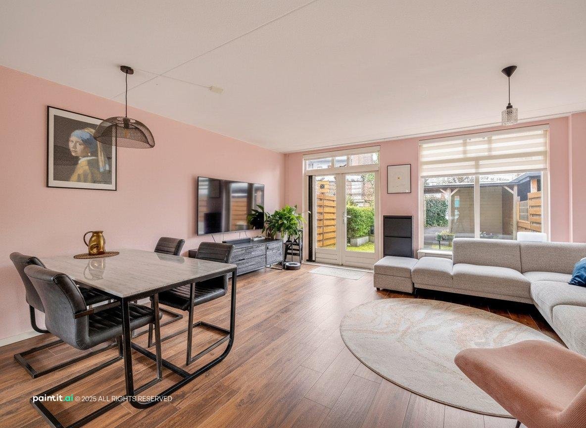 Pink and Black Living Room Ideas: Chic Decor Inspiration | Paintit.ai - 6