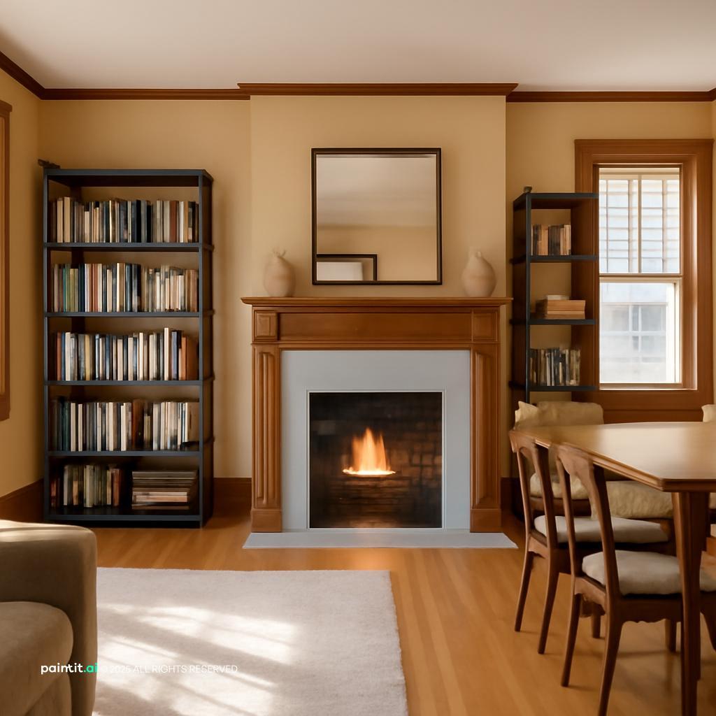 Yellow Living Room - Bright Decor Concepts | Paintit.ai - 23