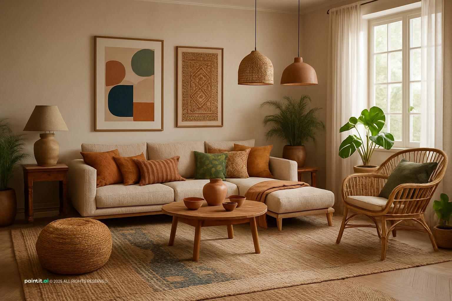 Nautical Theme Living Room: Coastal Decor Inspiration | Paintit.ai - 16