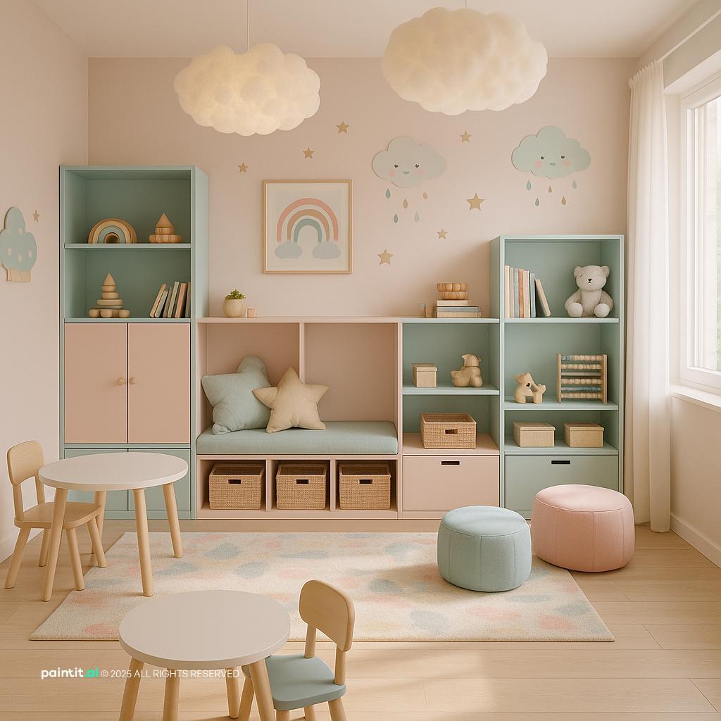 Preschool classroom interior design