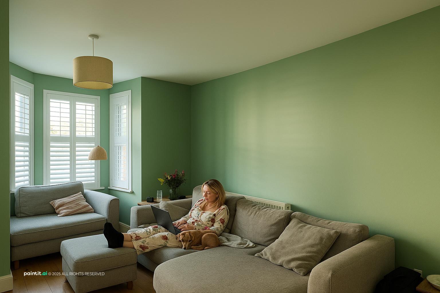 Emerald Green and Gold Living Room Ideas - Elegant Decor Tips | Paintit.ai - 22