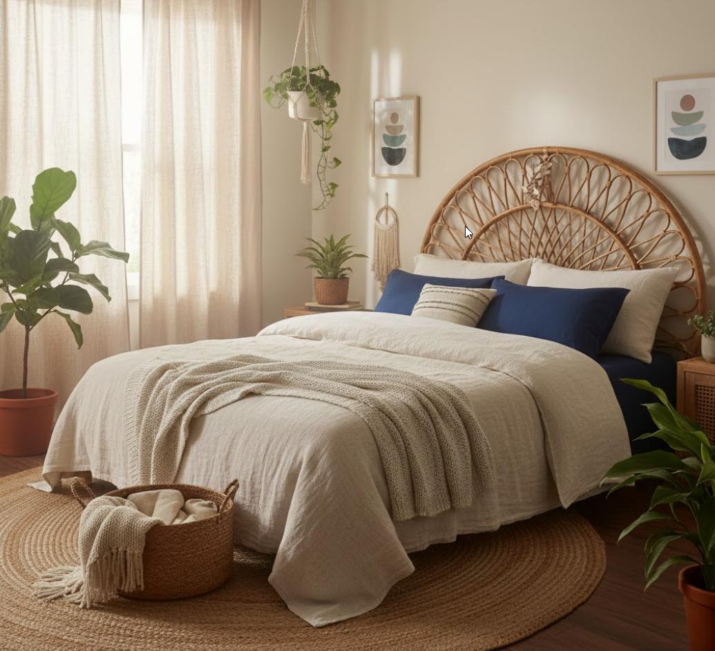 Organic Navy Blue Cocoon