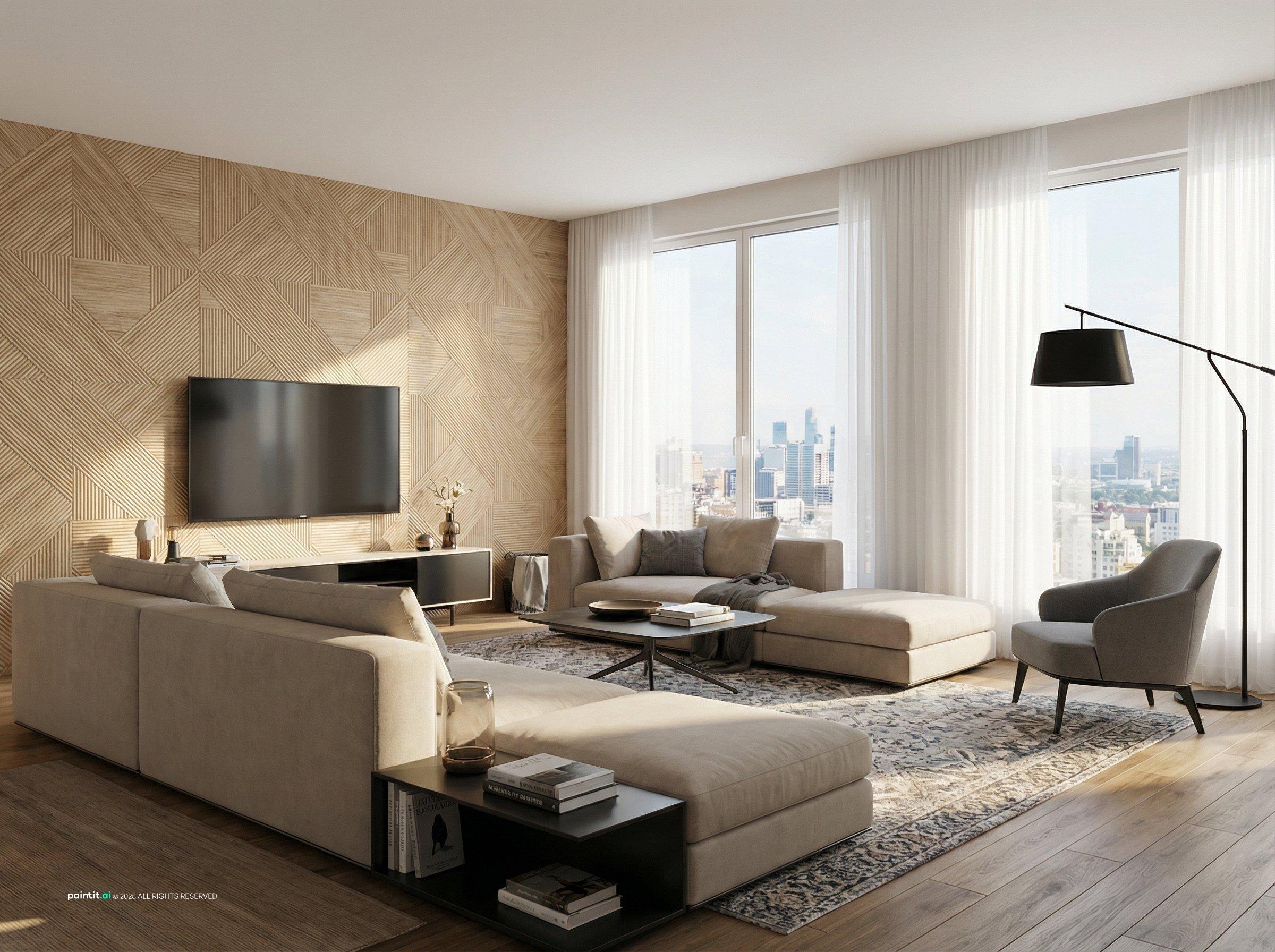 Xmas Living Room - Holiday Interior Inspiration | Paintit.ai - 31