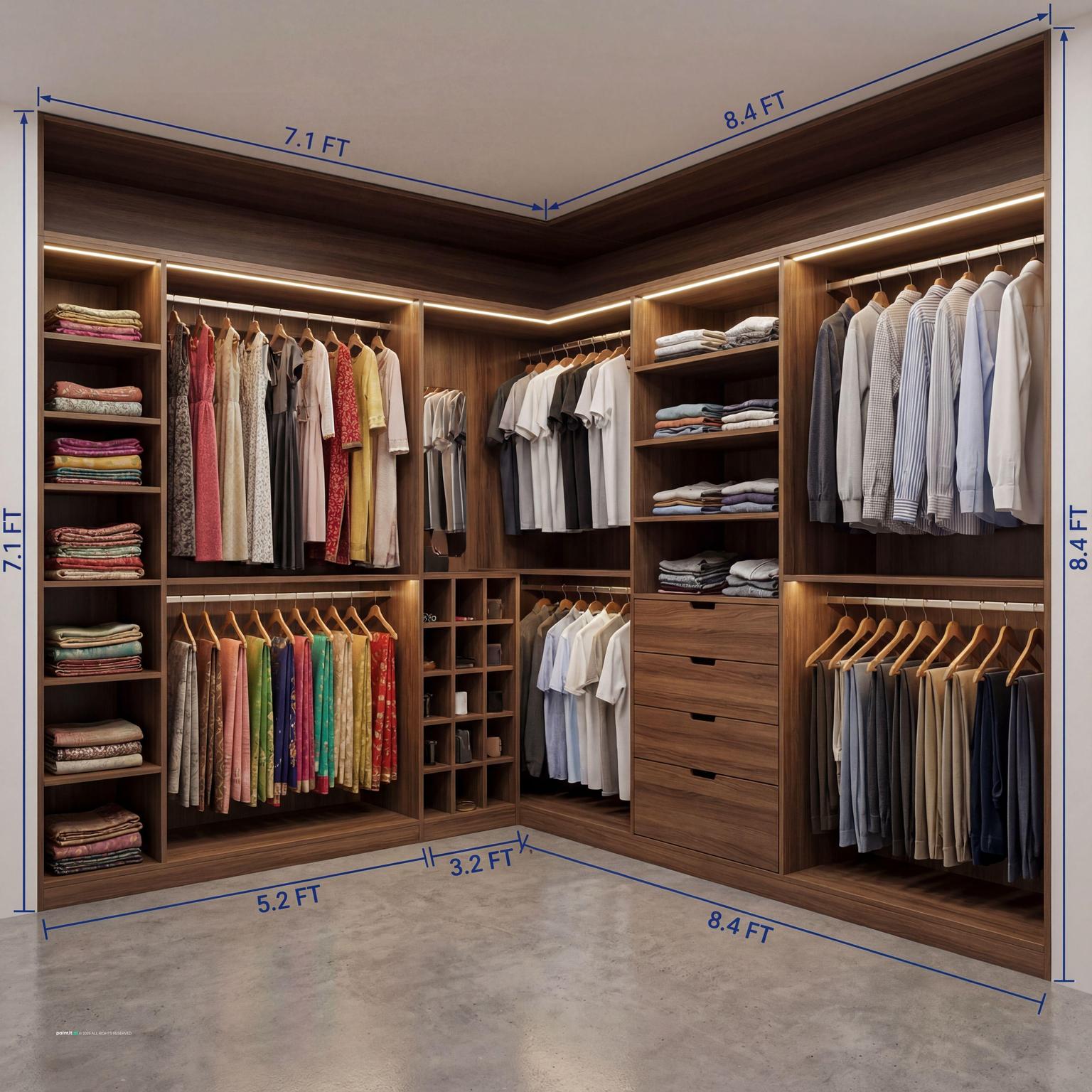 Small saree shop interior design 14