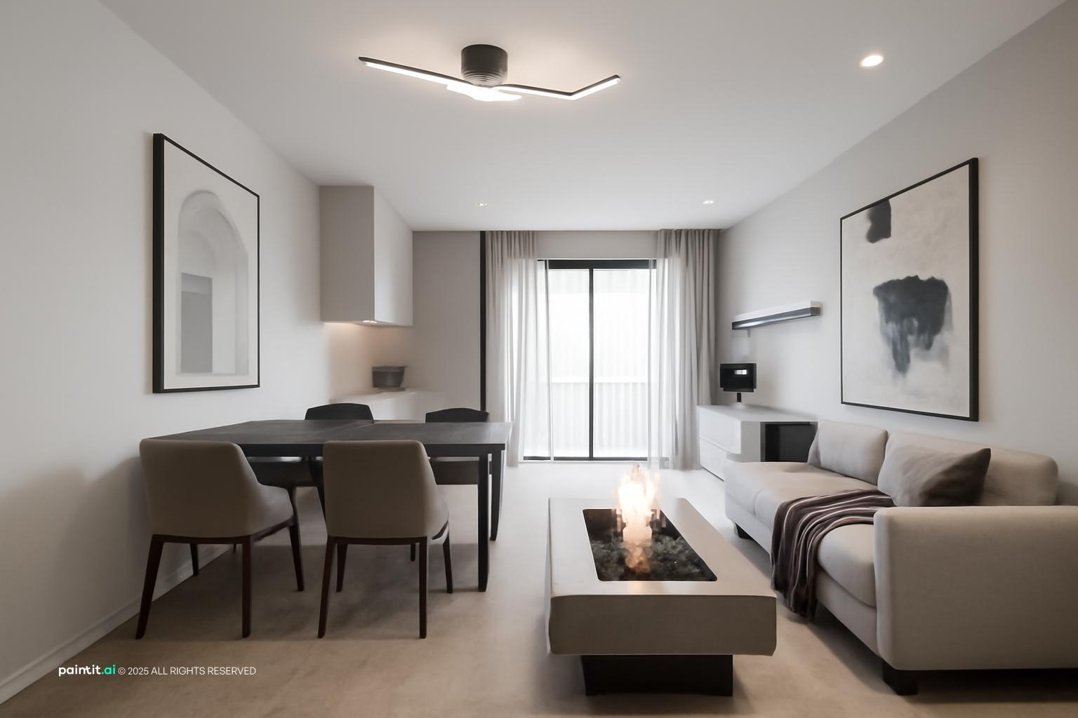 Living Room Library: Elegant Storage Solutions | Paintit.ai - 12