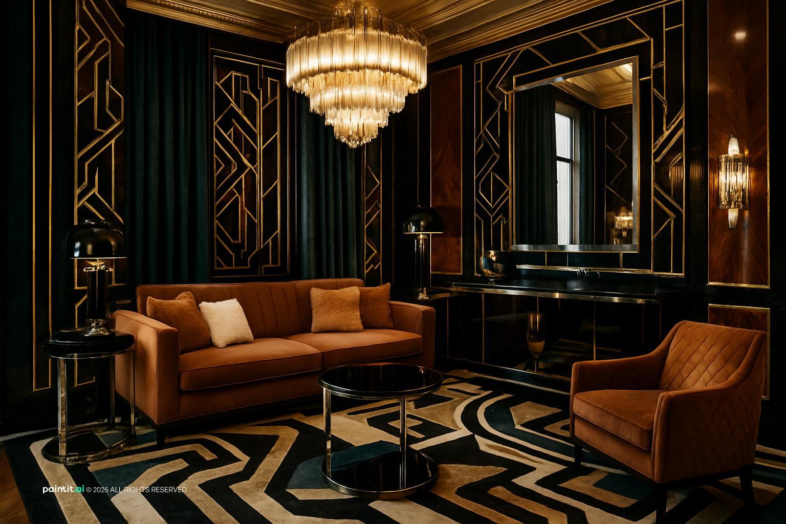 1920s Living Room: Elegant Design Concepts | Paintit.ai - 22
