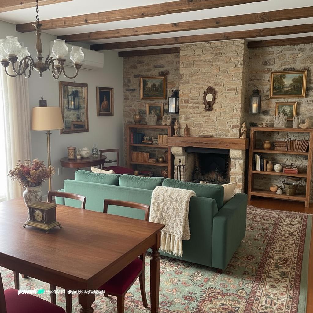 Rustic Living Room: Design Inspiration | Paintit.ai - 31