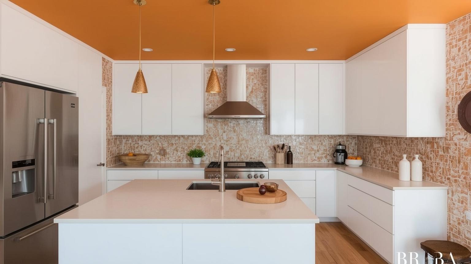 Orange Ceiling Statement