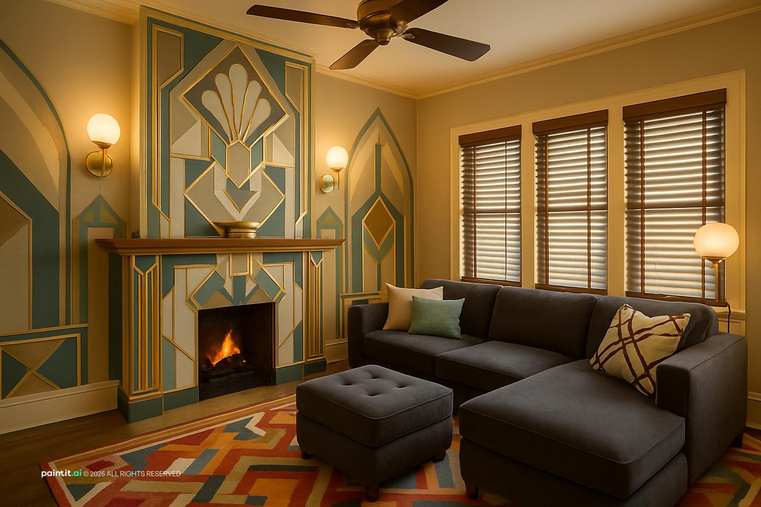 Sage Green and Cream Living Room - Sophisticated Design Ideas | Paintit.ai - 37