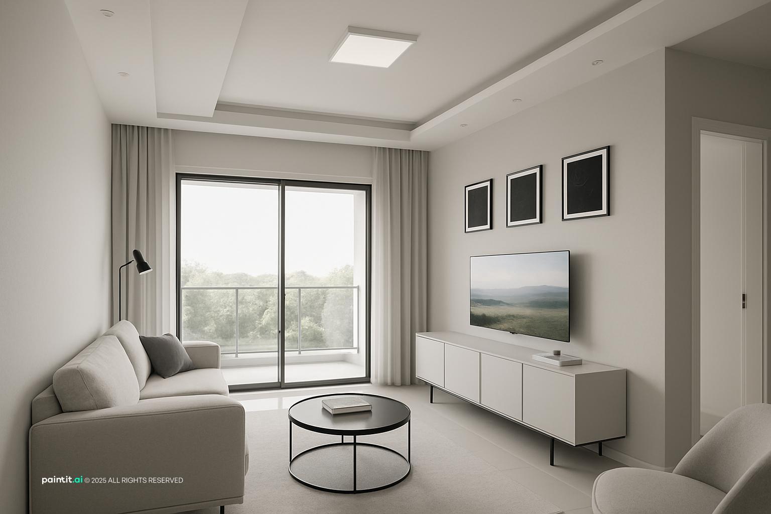 Dark Moody Living Room - Design Ideas | Paintit.ai - 27