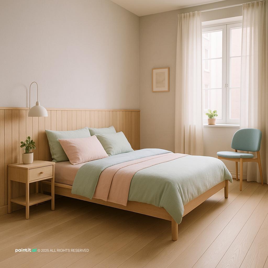 Serene Danish Pastel Bedroom for Danish Interior Design Style