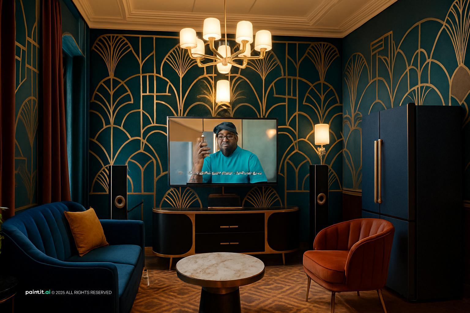 1920s Living Room: Elegant Design Concepts | Paintit.ai - 18